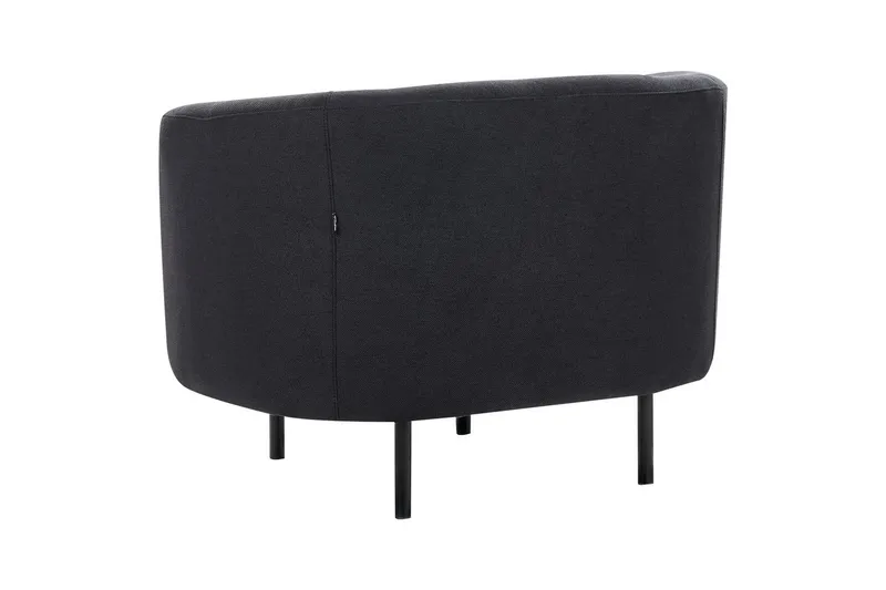 Lenestol Loen - Svart/Polyester - Møbler - Stoler & lenestoler - Lenestoler