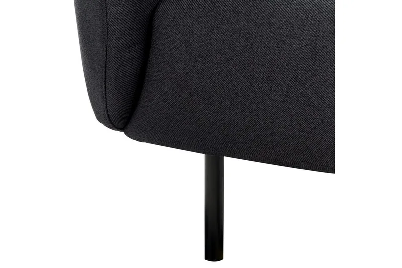 Lenestol Loen - Svart/Polyester - Møbler - Stoler & lenestoler - Lenestoler