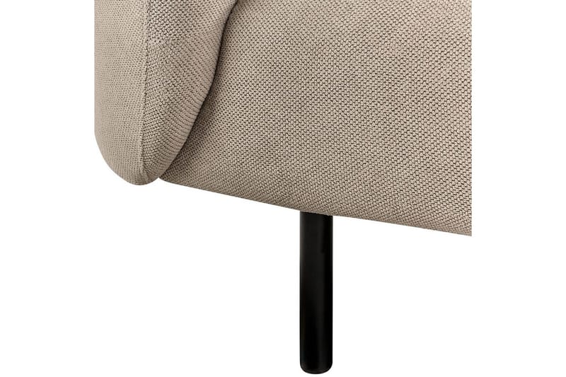 Lenestol Loen - Taupe, grå, svart/Polyester, Taupe, grå, svart/polyester - Møbler - Stoler & lenestoler - Lenestoler - Klubblenestol