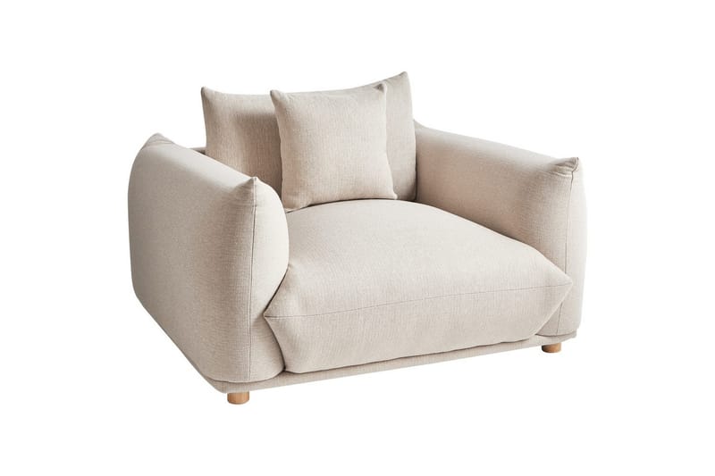 Lenestol Luvos, Beige, lyst tre