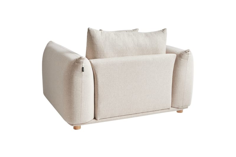 Lenestol Luvos - Beige, lyst tre - Møbler - Stoler & lenestoler - Lenestoler