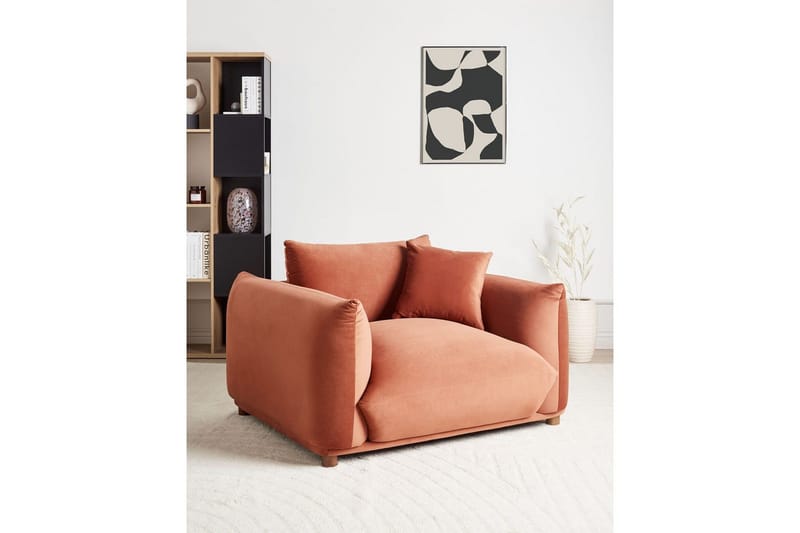 Lenestol Luvos - Brun, mørkt tre - Møbler - Stoler & lenestoler - Lenestoler