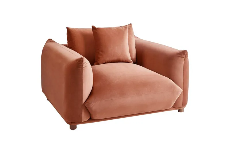 Lenestol Luvos - Brun, mørkt tre - Møbler - Stoler & lenestoler - Lenestoler