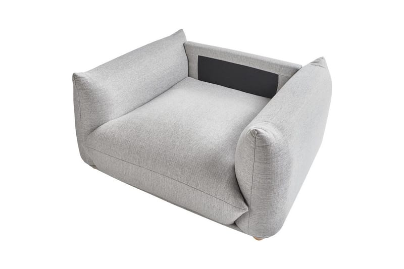 Lenestol Luvos - Grå, lyst tre - Møbler - Stoler & lenestoler - Lenestoler