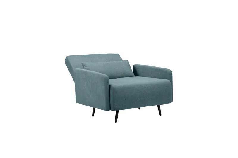 Lenestol Mallory Petrol - Petrol - Møbler - Stoler & lenestoler - Lenestoler - Sovestol