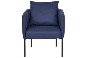 Lenestol Malmos - Blå, Svart - Møbler - Stoler & lenestoler - Lenestoler