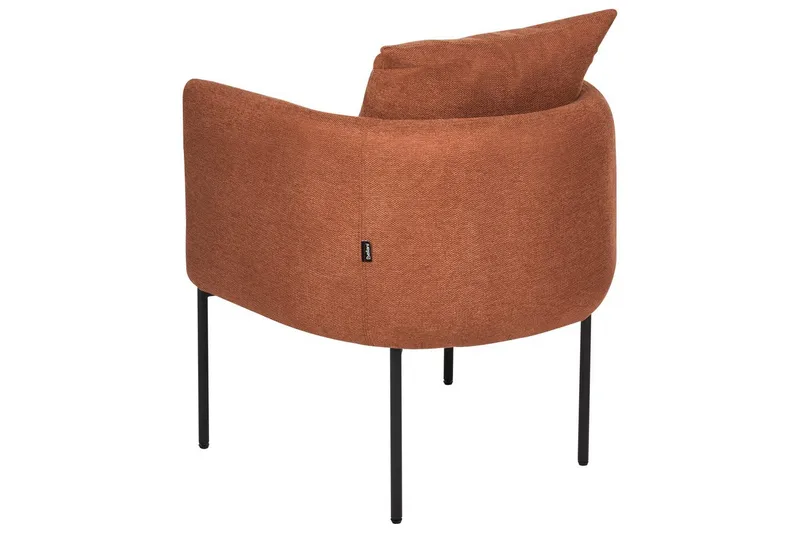 Lenestol Malmos - Gullbrun, svart - Møbler - Stoler & lenestoler - Lenestoler