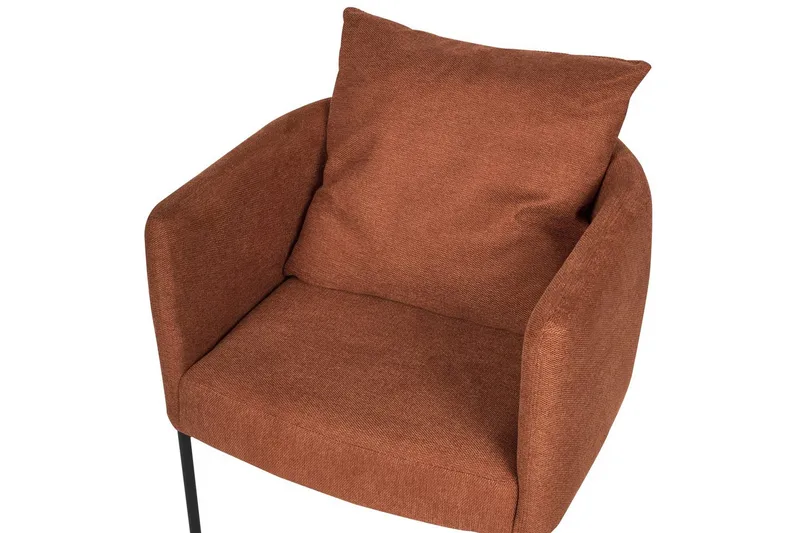 Lenestol Malmos - Gullbrun, svart - Møbler - Stoler & lenestoler - Lenestoler