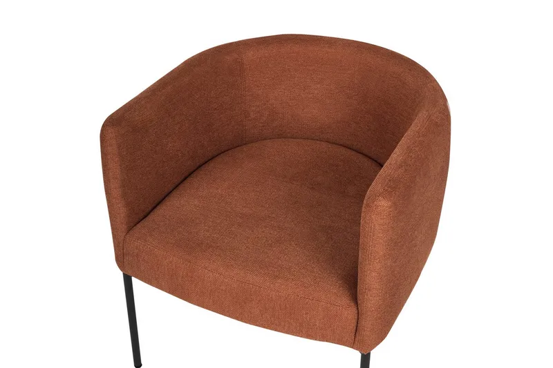 Lenestol Malmos - Gullbrun, svart - Møbler - Stoler & lenestoler - Lenestoler