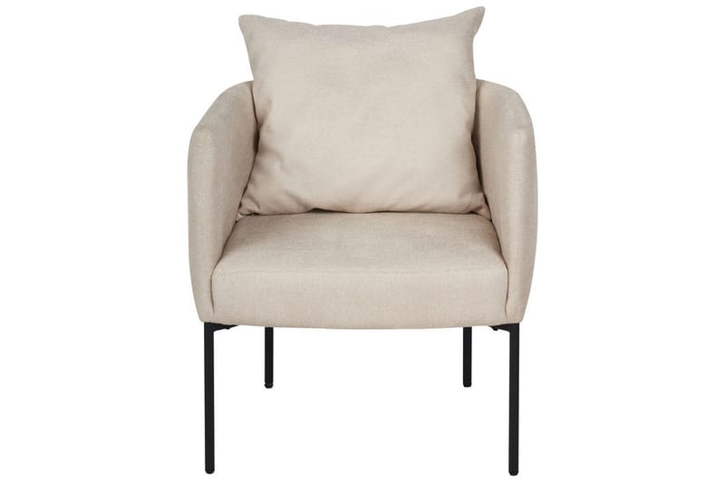 Lenestol Malmos - Lys beige, svart - Møbler - Stoler & lenestoler - Lenestoler
