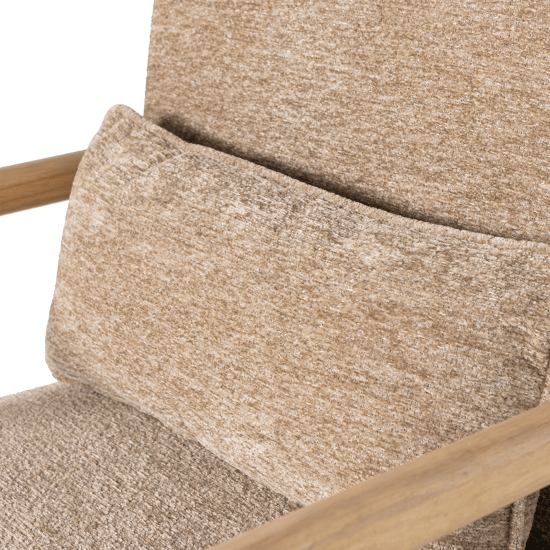 Lenestol Mark - Sand - Møbler - Stoler & lenestoler - Lenestoler