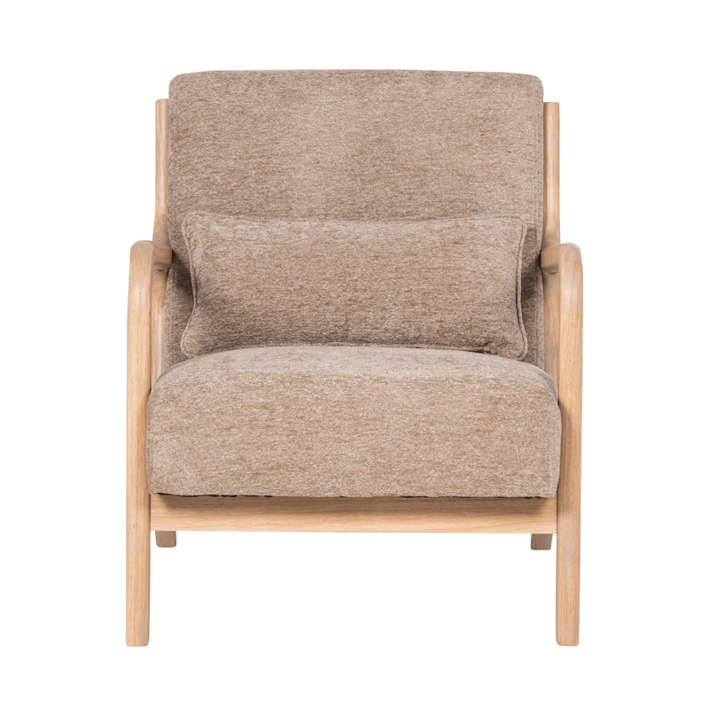 Lenestol Mark - Sand - Møbler - Stoler & lenestoler - Lenestoler