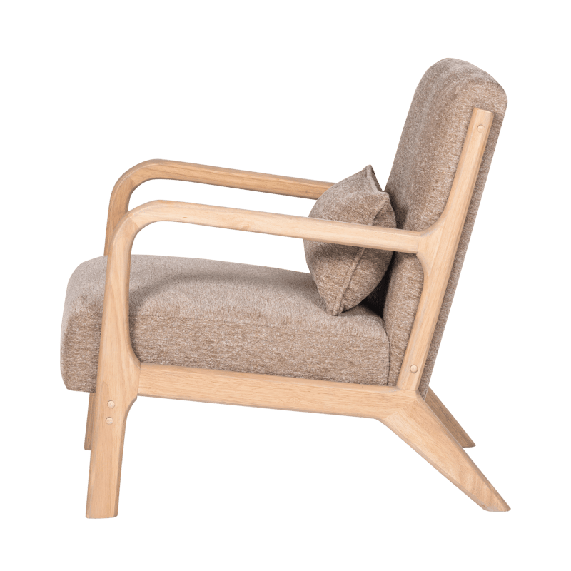 Lenestol Mark - Sand - Møbler - Stoler & lenestoler - Lenestoler