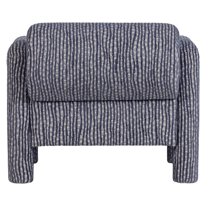 Lenestol med mønster Lenny - Grå/Blå - Møbler - Stoler & lenestoler - Lenestoler