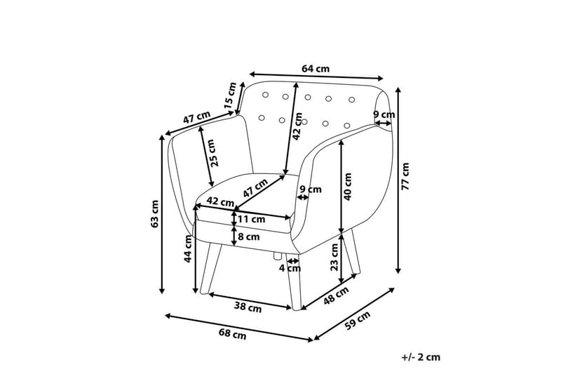 Lenestol Melby - Møbler - Stoler & lenestoler - Lenestoler