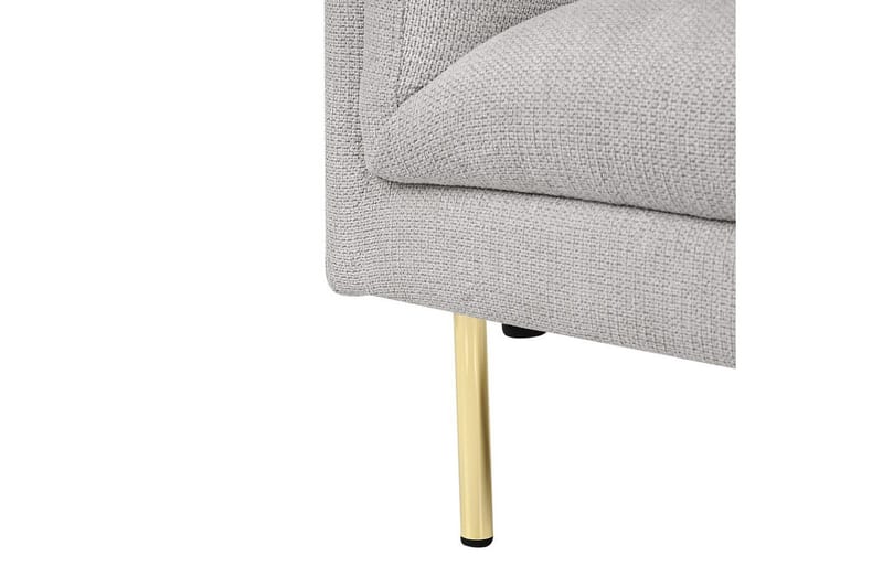 Lenestol Moen - Grå, gull - Møbler - Stoler & lenestoler - Lenestoler