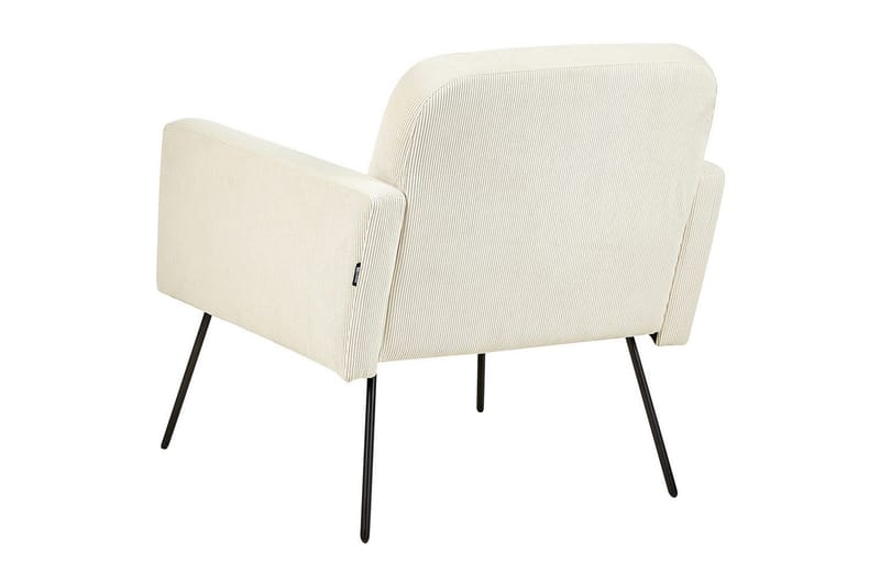 Lenestol Narken - Kremhvit, svart - Møbler - Stoler & lenestoler - Lenestoler
