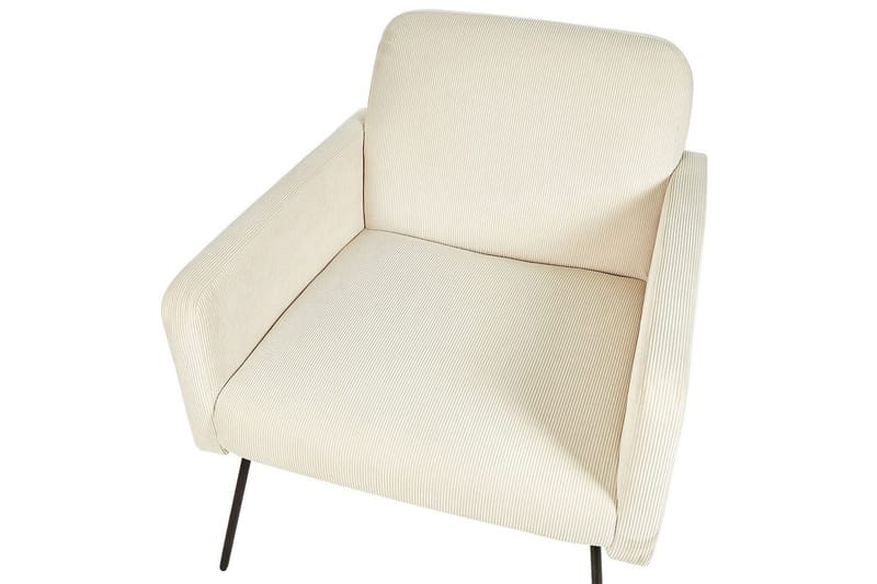 Lenestol Narken - Kremhvit, svart - Møbler - Stoler & lenestoler - Lenestoler