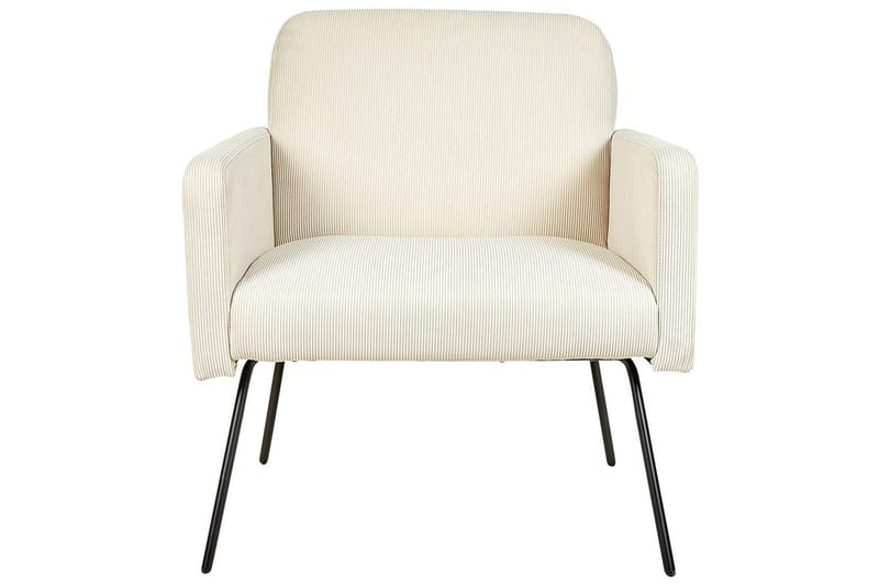 Lenestol Narken - Kremhvit, svart - Møbler - Stoler & lenestoler - Lenestoler