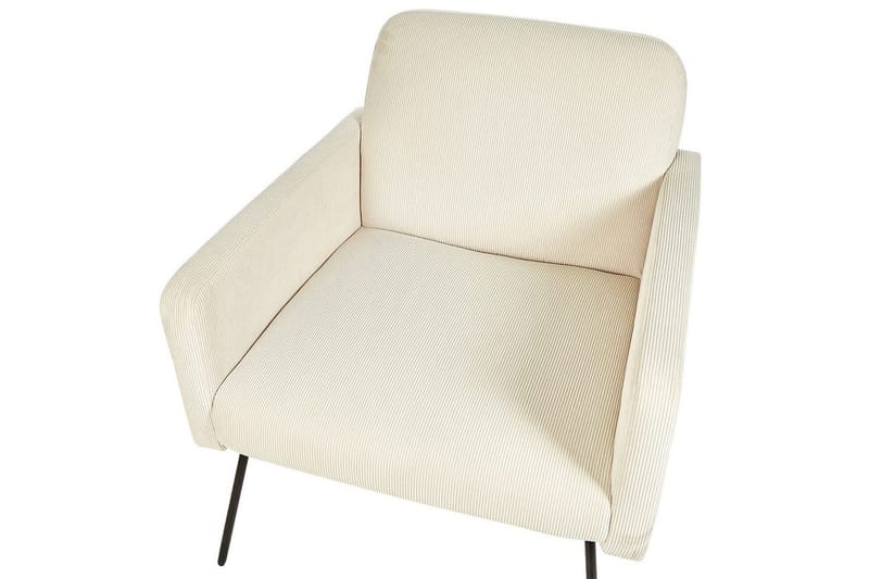 Lenestol Narken - Kremhvit, svart - Møbler - Stoler & lenestoler - Lenestoler