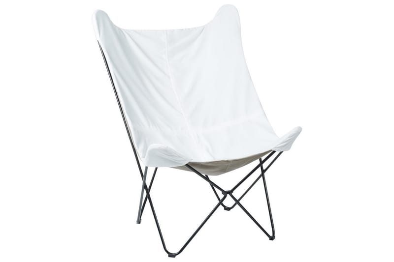 Lenestol Nybro, Hvit, Svart/Fløyel