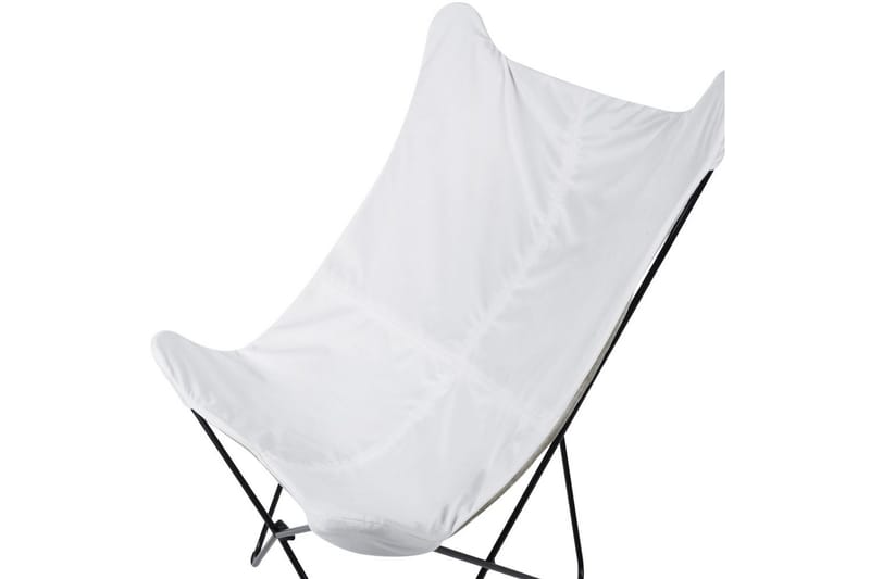 Lenestol Nybro - Hvit, Svart/Fløyel - Møbler - Stoler & lenestoler - Lenestoler