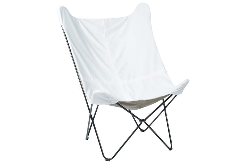 Lenestol Nybro, Hvit, Svart/Fløyel