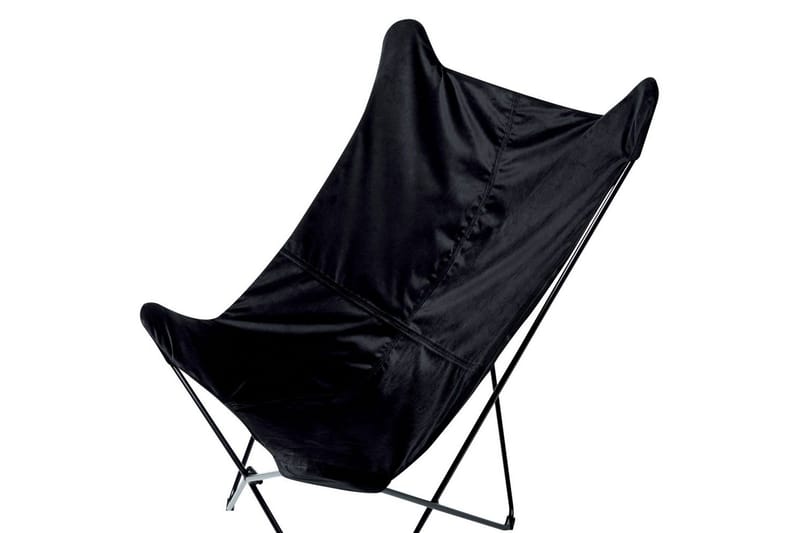 Lenestol Nybro - Svart/Fløyel - Møbler - Stoler & lenestoler - Lenestoler