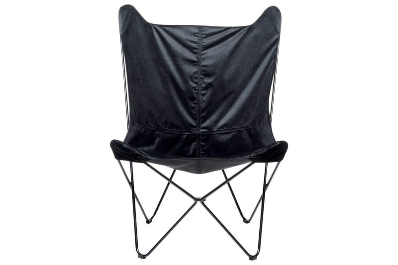 Lenestol Nybro - Svart/Fløyel - Møbler - Stoler & lenestoler - Lenestoler