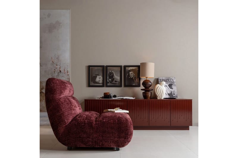 Lenestol Observe - Aubergine - Møbler - Stoler & lenestoler - Lenestoler