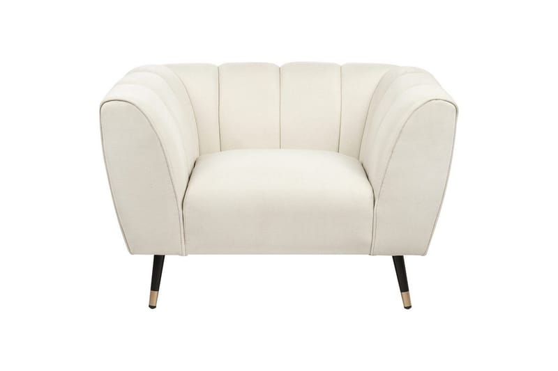 Lenestol Orsta - Beige, svart, gull - Møbler - Stoler & lenestoler - Lenestoler