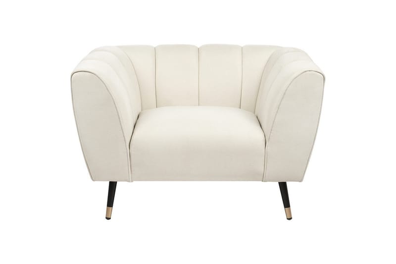 Lenestol Orsta - Beige, svart, gull - Møbler - Stoler & lenestoler - Lenestoler