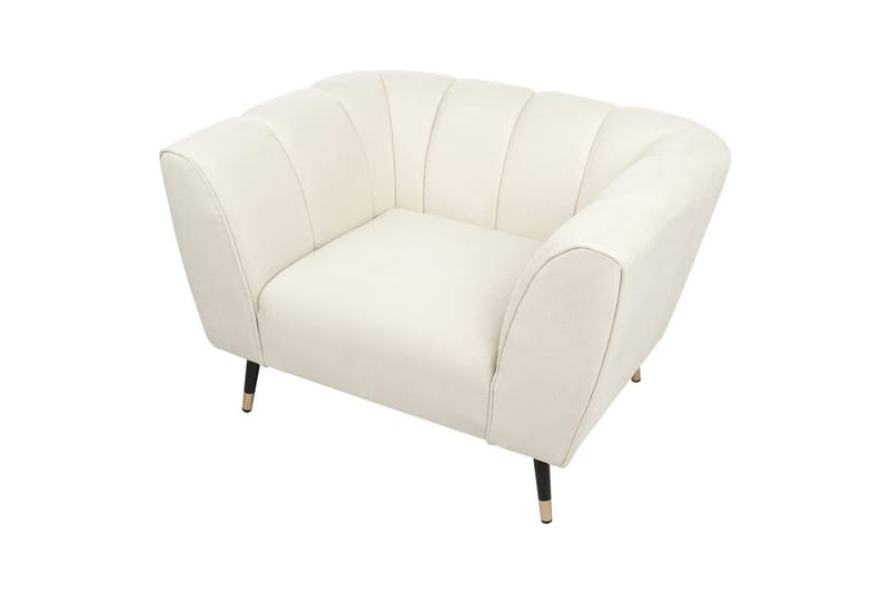 Lenestol Orsta - Beige, svart, gull - Møbler - Stoler & lenestoler - Lenestoler