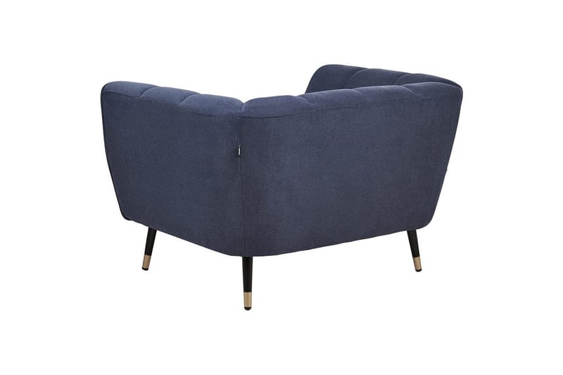 Lenestol Orsta - Blå, svart, gull - Møbler - Stoler & lenestoler - Lenestoler