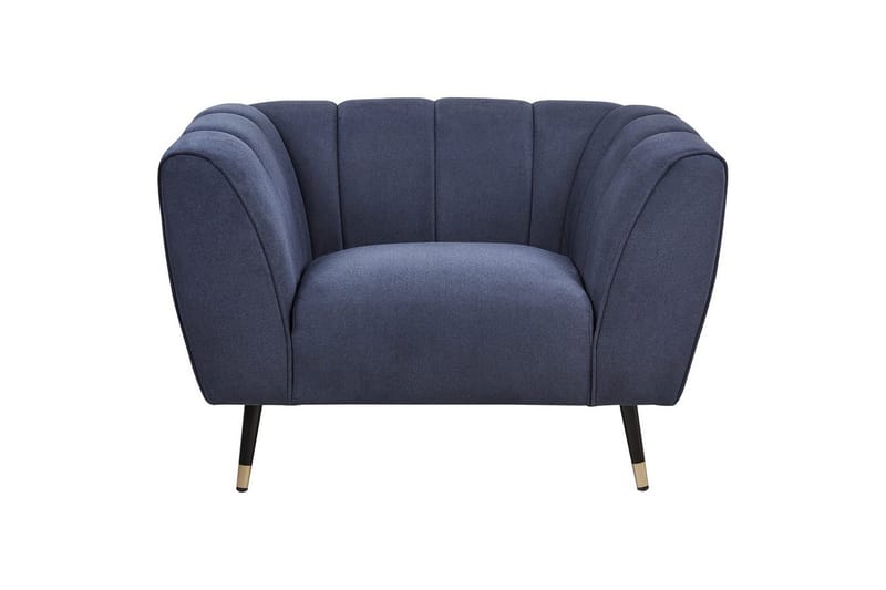 Lenestol Orsta - Blå, svart, gull - Møbler - Stoler & lenestoler - Lenestoler