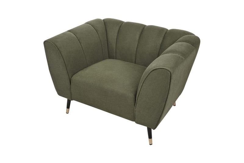 Lenestol Orsta - Grønn, svart, gull - Møbler - Stoler & lenestoler - Lenestoler