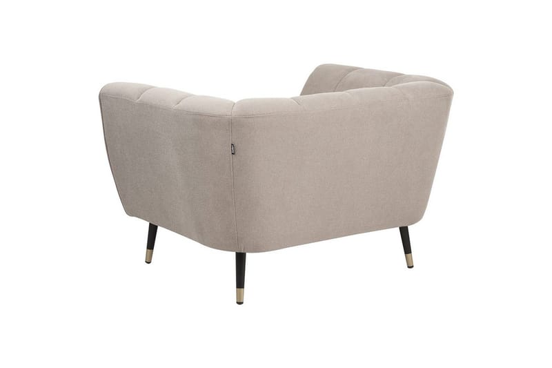 Lenestol Orsta - Taupe, svart, gull - Møbler - Stoler & lenestoler - Lenestoler