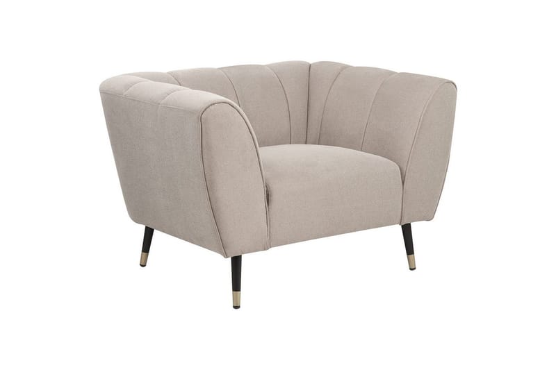 Lenestol Orsta, Taupe/svart/gull