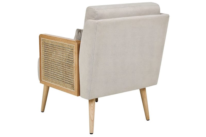 Lenestol Orum - Beige, lyst tre - Møbler - Stoler & lenestoler - Lenestoler