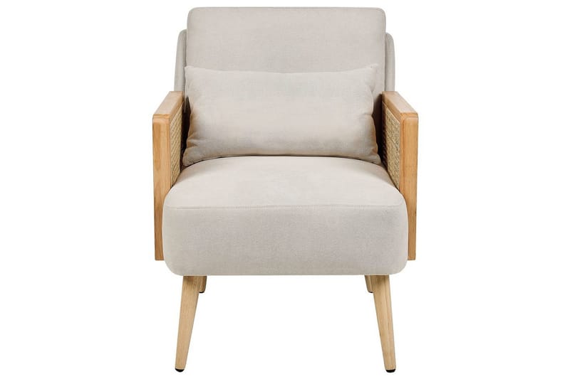 Lenestol Orum - Beige, lyst tre - Møbler - Stoler & lenestoler - Lenestoler