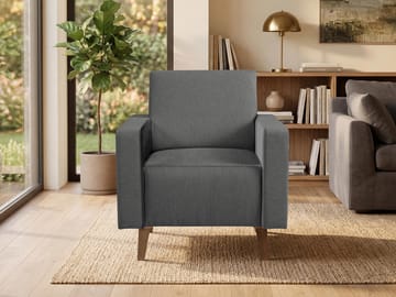 lenestol Oviedo Verita 88 - grå - Møbler - Stoler & lenestoler - Lenestoler