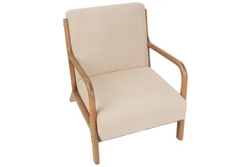 Lenestol Skovde - Beige, lyst tre - Møbler - Stoler & lenestoler - Lenestoler