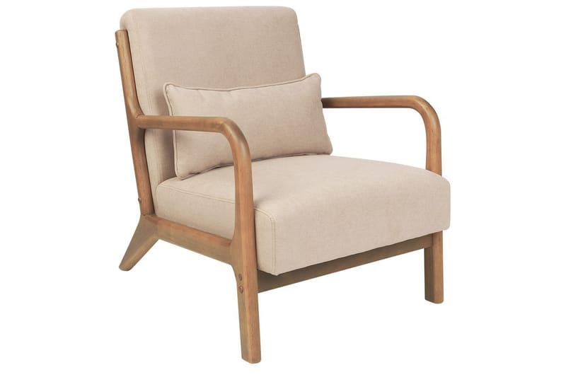 Lenestol Skovde - Beige, lyst tre - Møbler - Stoler & lenestoler - Lenestoler