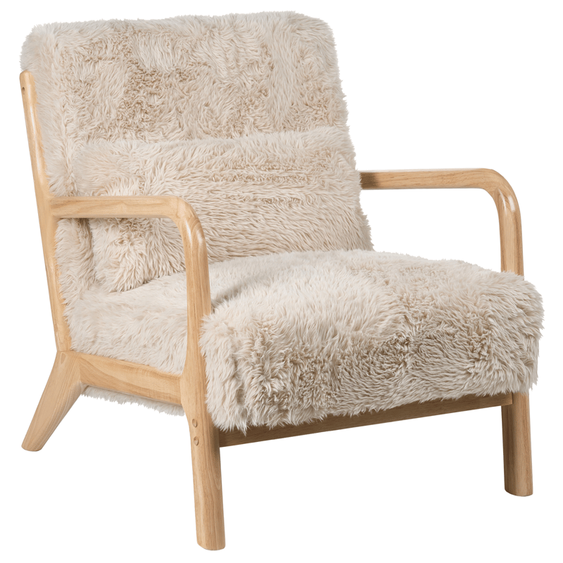 Lenestol Skovde - Lys beige - Møbler - Stoler & lenestoler - Lenestoler