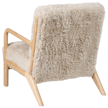 Lenestol Skovde - Lys beige - Møbler - Stoler & lenestoler - Lenestoler