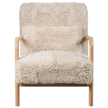 Lenestol Skovde - Lys beige - Møbler - Stoler & lenestoler - Lenestoler