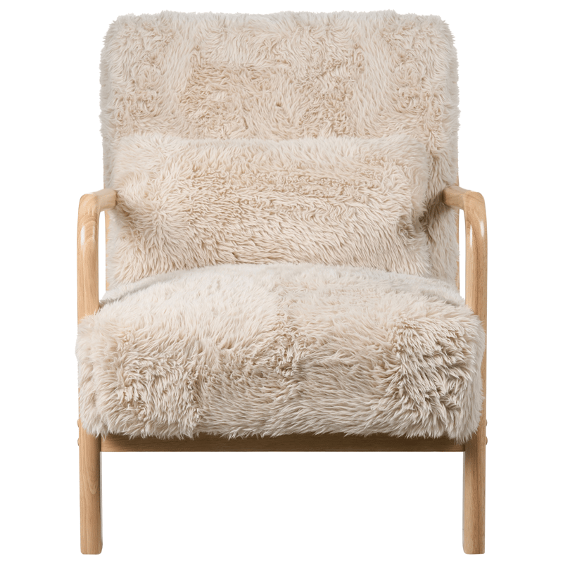 Lenestol Skovde - Lys beige - Møbler - Stoler & lenestoler - Lenestoler
