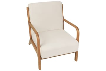 Lenestol Skovde - Lysebeige, lyst tre - Møbler - Stoler & lenestoler - Lenestoler