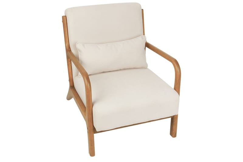 Lenestol Skovde - Lysebeige, lyst tre - Møbler - Stoler & lenestoler - Lenestoler