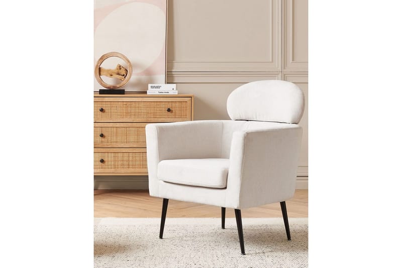 Lenestol Soby - Hvit, Svart - Møbler - Stoler & lenestoler - Lenestoler